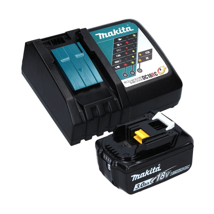 Makita DRV 250 RF1J Outil de pose de rivet aveugle sans fil 18 V 20 kN brushless + 1x Batterie 3.0 Ah + Chargeur + Makpac