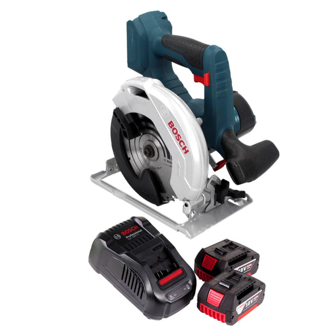 Sierra circular a batería Bosch GKS 18 V-57 Professional 18 V 165 mm + 2x baterías 5,0 Ah + cargador