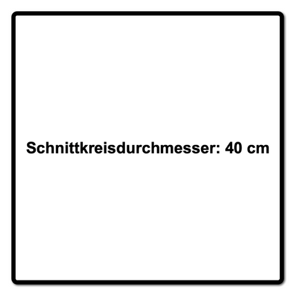 Metabo FSD 36-18 LTX BL 40 Desbrozadora sin cable 36 V ( 2x 18 V ) mango redondo Brushless Solo ( 601610850 ) - sin batería, sin cargador