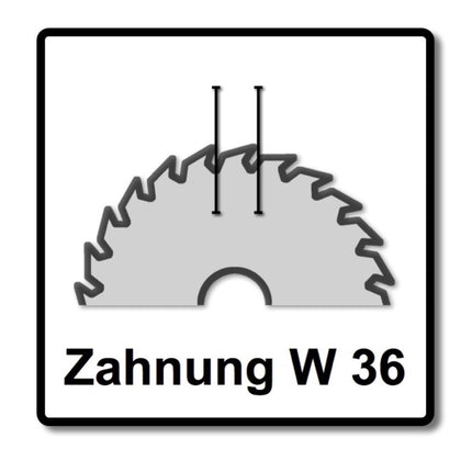 Festool Jeu de lames de scie circulaire universelles 3x HW 216 x 30 x 2,3 mm W36 216 mm 36 dents ( 3x 500124 )