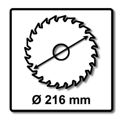 Festool Jeu de lames de scie circulaire universelles 3x HW 216 x 30 x 2,3 mm W36 216 mm 36 dents ( 3x 500124 )