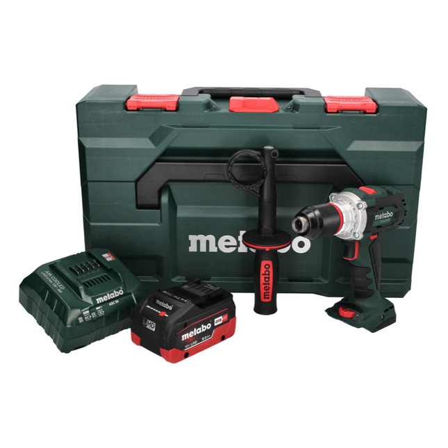 Metabo BS 18 LTX BL I Akku Bohrschrauber 18 V 120 Nm + 1x Akku 8,0 Ah + Ladegerät + metaBOX