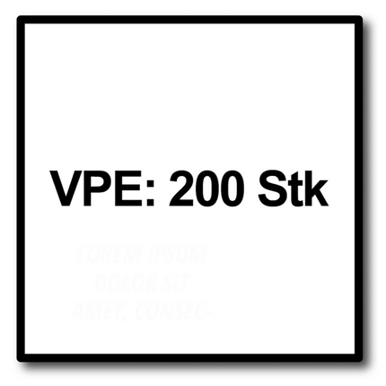 HECO MULTI MONTI plus F Schraubanker 6,0 x 80 mm 200 Stück ( 4x 48501 ) Betonschraube, Senkkopf, T-Drive, verzinkt blau, A2K