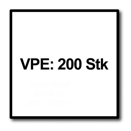 HECO MULTI MONTI plus MS anclaje de tornillo 7,5 x 60 mm 200 piezas (4x 52374) tornillo para hormigón cabeza redonda plana T-Drive galvanizado azul A2K