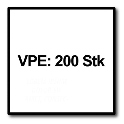 HECO MULTI MONTI plus MS Vis d’ancrage, 7,5 x 40 mm, Vis à béton, Tête ronde plate, T-Drive, Zingué bleu, A2K, 200 pcs. (2x 49854)