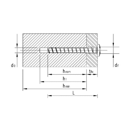 HECO MULTI MONTI plus MS Schraubanker 7,5 x 40 mm 400 Stück ( 4x 49854 ) Betonschraube flacher Rundkopf T-Drive verzinkt blau A2K