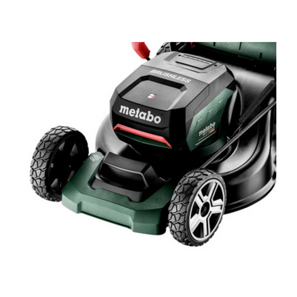 Metabo RM 36-18 LTX BL 46 Akku Rasenmäher 36 V ( 2x 18 V ) 46 cm Brushless + 2x Akku 8,0 Ah + Doppelladegerät - Toolbrothers