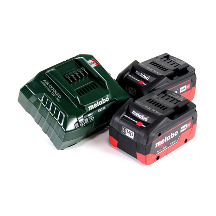 Metabo FSD 36-18 LTX BL 40 Desbrozadora sin cable 36 V ( 2x 18 V ) mango redondo sin escobillas + 2x batería 5,5 Ah + cargador