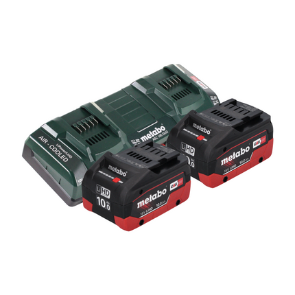 Metabo FSD 36-18 LTX BL 40 Decespugliatore a batteria 36 V ( 2x 18 V ) impugnatura rotonda brushless + 2x batteria 10,0 Ah + doppio caricabatterie