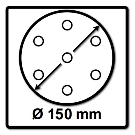 Mirka BASECUT Disques abrasifs auto-agrippants 150 mm, P220, 15 trous, 400 pcs. ( 4x 2261109922 )