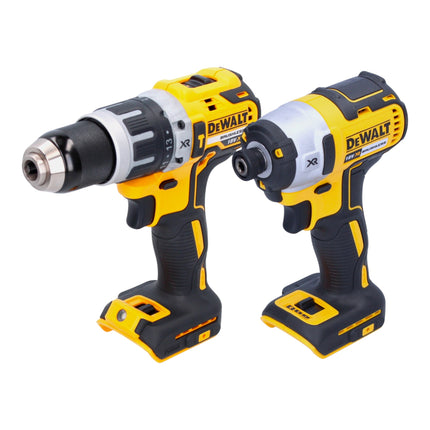 DeWalt DCK 266 P2T 18 V Cordless Combo Pack: 1x DCD 796 Hammer Drill Driver + 1x DCF 887 Impact Driver + 2x Batteries 5.0 Ah + Charger + TSTAK