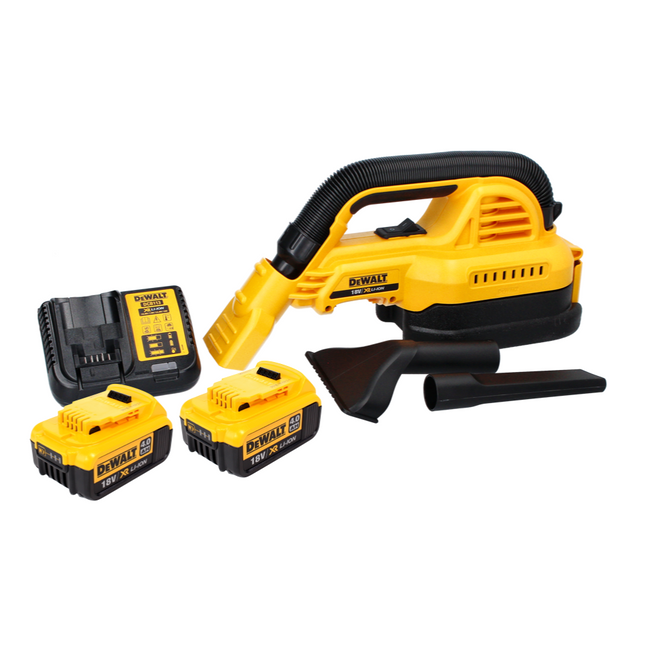 DeWalt DCV 517 M2 cordless handheld hoover 18 V 1.9 L + 2x rechargeable battery 4.0 Ah + charger
