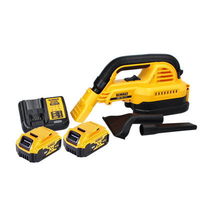 DeWalt DCV 517 P2 cordless handheld hoover 18 V 1.9 L + 2x rechargeable battery 5.0 Ah + charger