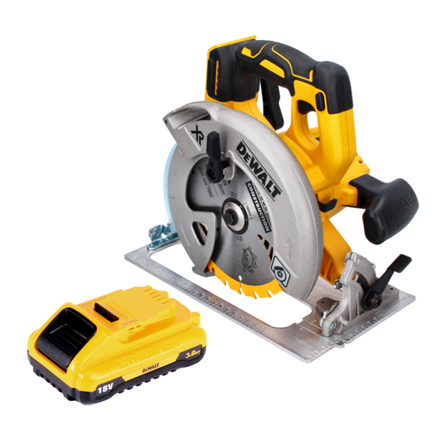 DeWalt DCS 570 Akku Handkreissäge 18 V 184 mm Brushless + 1x Akku 3,0 Ah - ohne Ladegerät