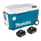Makita DCW 180 G Glacière et boîte chauffante sans fil 36 V 20 L + 2x Batteries 6,0 Ah - sans chargeur