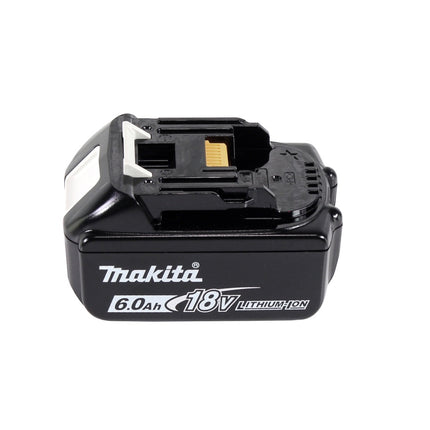 Makita DTW 180 G1J Akku Schlagschrauber 18 V 180 Nm 3/8" Brushless + 1x Akku 6,0 Ah + Makpac - ohne Ladegerät
