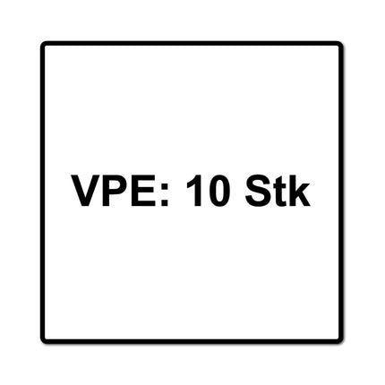 Meisterling Ruban adhésif Tyvek 60 mm x 25 m - 10 pièces Tyvek spunbond résistant à la déchirure (10x 006300000210)