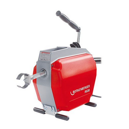 Rothenberger R600 pipe cleaning machine 690 W 16 - 22 mm ( 19173 ) + spiral tool set