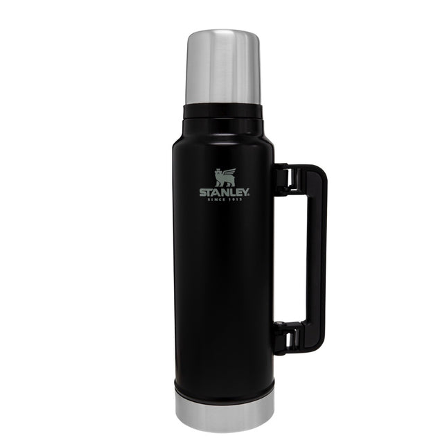 Stanley 1913 Classic Thermos 1,4 L - nero, con doppia parete, isolamento sottovuoto (40 h caldo, 35 h freddo)