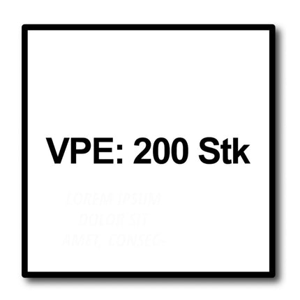 HECO TOPIX plus Profi Holzbauschraube 8,0 x 180 mm 200 Stück ( 4x 61306 ) Teilgewinde Holzschraube, Tellerkopf,  T-Drive, verzinkt blau, A3K