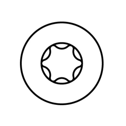 HECO MULTI MONTI plus F Vis d'ancrage 7,5x60mm, Vis à béton, Tête fraisée, T-Drive, Zinguée bleue, A2K, 50 pcs. (48511)