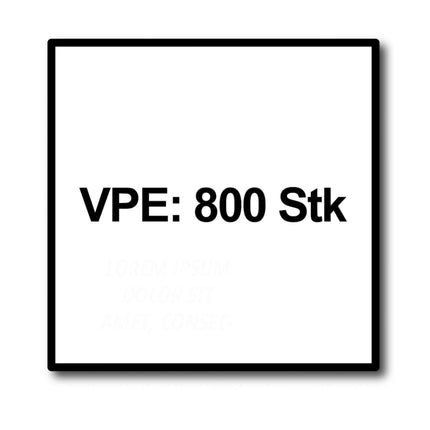 HECO MULTI MONTI plus F Schraubanker 5,0 x 50 mm 800 Stück ( 4x 54266 ) Betonschraube, Senkkopf, T-Drive, verzinkt blau, A2K - Toolbrothers