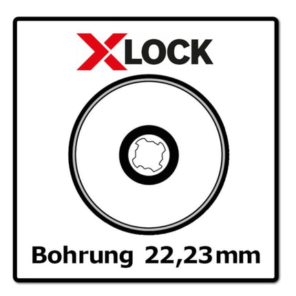 Bosch Expert for Disco abrasivo para metal X-LOCK 125 x 22,23 mm 40 piezas (40x 2608619259)