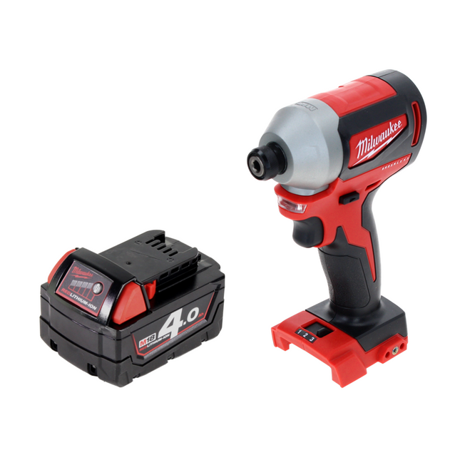 Milwaukee M18 BLID2-401 Cordless Impact Driver 180Nm 1/4" Brushless 18V + 1x Battery 4.0Ah - without charger