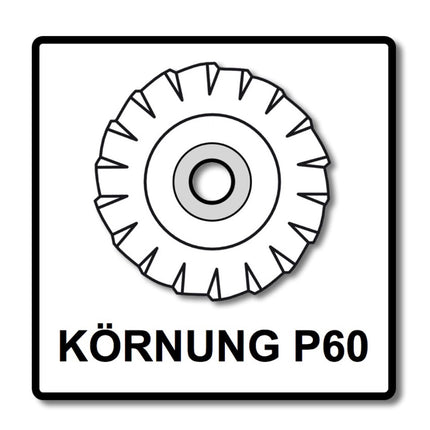 Mirka Abranet Max Flap disc T29 Set 125 mm 22 mm ALOX 60 40 Stück ( 40x 8896700160 ) Fächerscheibe für Aluminium, Verbundstoffe, Lack - Toolbrothers