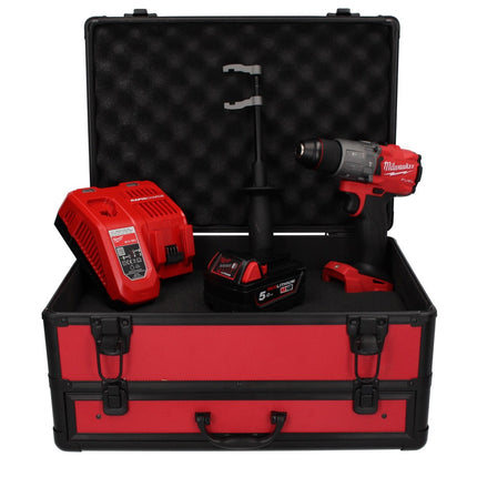 Milwaukee M18 FPD2-501FC TX Akku Schlagbohrschrauber 18 V 135 Nm + 1x Akku 5,0 Ah + Ladegerät + TX Koffer