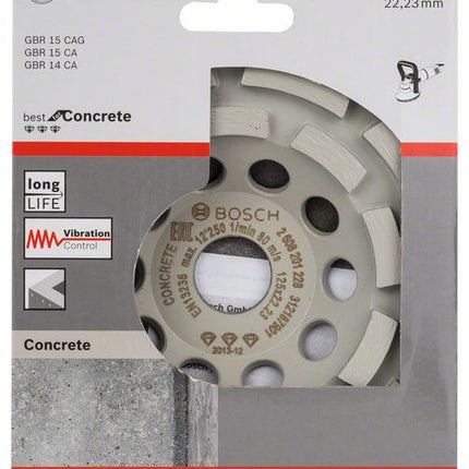 Bosch Diamant Topfscheibe Best for Concrete 125 x 22,23 x 4,5 mm ( 2608201228 ) - Toolbrothers