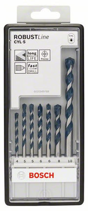 Bosch 7- tlg. Bohrer Set CYL-5 Robustline Betonbohrer 4 - 10 mm ( 2608588167 ) - Toolbrothers