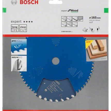 Bosch Expert for Wood Kreissägeblatt 165 x 1,6 x 30 mm 36 Z ( 2608644026 )