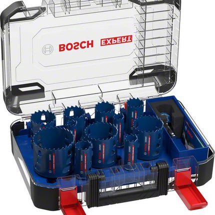 Bosch EXPERT Jeu de scies cloches pour matériaux résistants 20 - 76 mm - 14 pièces (2608900447) Carbide