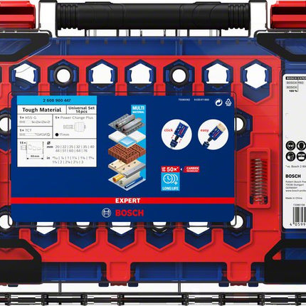 Bosch EXPERT Jeu de scies cloches pour matériaux résistants 20 - 76 mm - 14 pièces (2608900447) Carbide