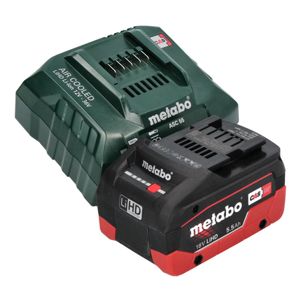 Metabo SB 18 LTX BL I Cordless Hammer Drill 130 Nm 18 V Brushless + 1x Battery 5.5 Ah + Charger + MetaBOX case