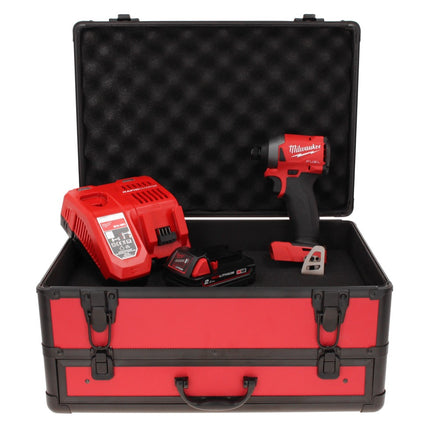 Milwaukee M18 FID2-201FC TX Cordless Impact Wrench 1/4" 226 Nm 18V + 1x Battery 2.0Ah + Charger + TX Case