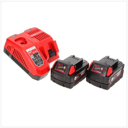 Milwaukee M18 BLID2-602FC TX Impact Driver 180 Nm 1/4" 18V Brushless + 2x Batteries 6.0 Ah + Charger + TX Case