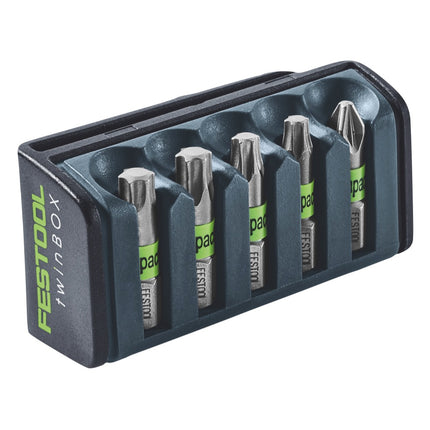 Festool BT-IMP SORT3 bit cassette set 6 pcs. ( 204383 ) impact resistant 25 mm for cordless impact wrench TID 18