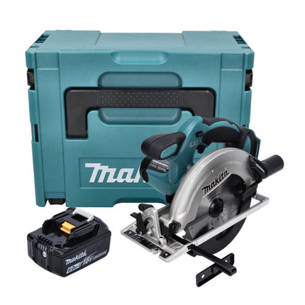 Makita DSS 611 G1J Cordless Circular Saw 18 V 165 mm + 1x rechargeable battery 6.0 Ah + Makpac - without charger
