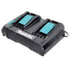 Makita DC 18 SH double charger 14.4 V - 18 V LXT 2.6 A charging current ( 199687-4 )