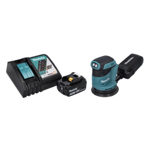 Makita DBO 180 RF1 Akku Exzenterschleifer 18 V 125 mm + 1x Akku 3,0 Ah + Ladegerät
