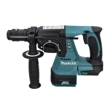 Makita DHR 243 M1J cordless hammer drill 18 V 2.0 J SDS plus Brushless + 1x rechargeable battery 4.0 Ah + Makpac - without charger