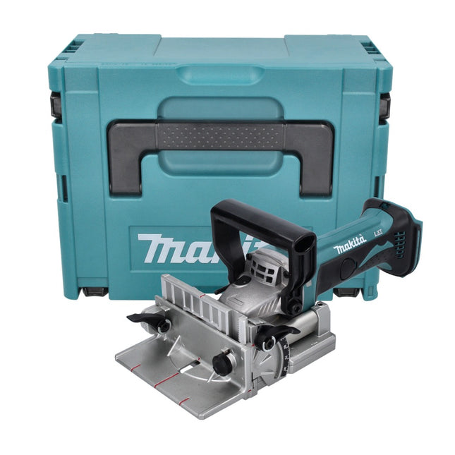 Makita DPJ 180 ZJ Akku Nutfräse 18 V 100 mm + Makpac - ohne Akku, ohne Ladegerät - Toolbrothers