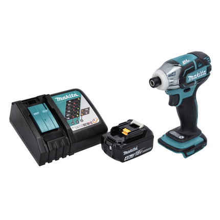 Makita DTS 141 RM1 cordless impulse screwdriver 18 V 40 Nm 1/4" brushless + 1x rechargeable battery 4.0 Ah + charger
