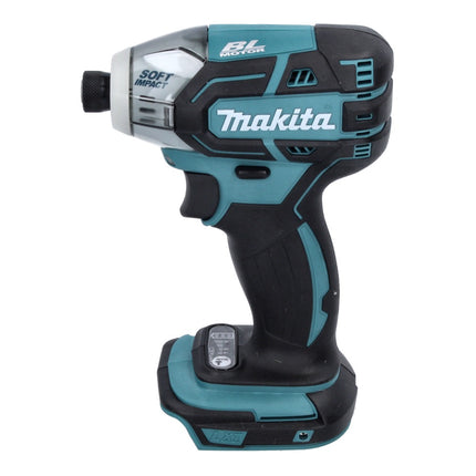 Makita DTS 141 M1J atornillador de impulsos sin cable 18 V 40 Nm 1/4" sin escobillas + 1x batería recargable 4,0 Ah + Makpac - sin cargador