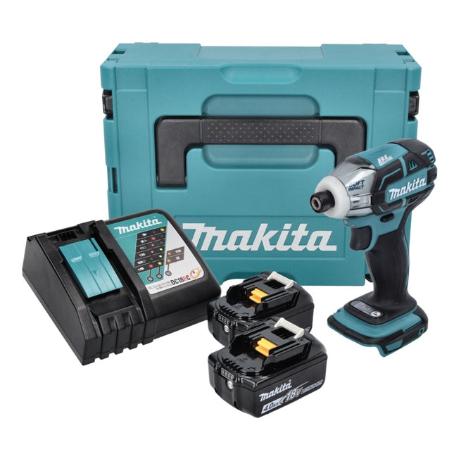 Makita DTS 141 RMJ akumulatorowa wkrętarka impulsowa 18 V 40 Nm 1/4" bezszczotkowa + 2x akumulator 4,0 Ah + ładowarka + Makpac