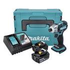 Atornillador a batería Makita DTS 141 RTJ 18 V 40 Nm 1/4