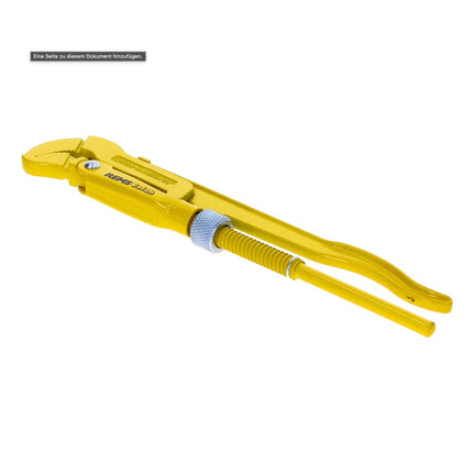 REMS Clé serre-tube Catch S 1/2" 36 mm (116000 R) DIN 5234 modèle suédois