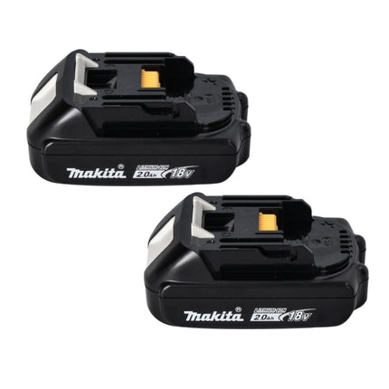 Makita Power Source Kit 18 V with 2x BL 1820 B 2.0 Ah battery ( 197254-9 ) + DC 18 SH double charger ( 199687-4 )